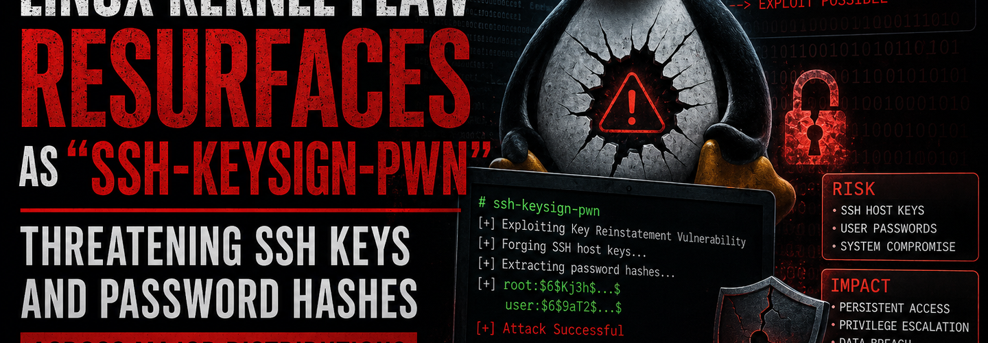 Nine-Year-Old Linux Kernel Flaw Resurfaces as "ssh-keysign-pwn" — Threatening SSH Keys and Password Hashes Across Major Distributions