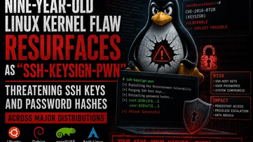 Nine-Year-Old Linux Kernel Flaw Resurfaces as "ssh-keysign-pwn" — Threatening SSH Keys and Password Hashes Across Major Distributions