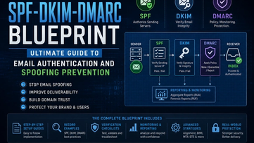 The Complete SPF-DKIM-DMARC Blueprint: Ultimate Guide to Email Authentication and Spoofing Prevention