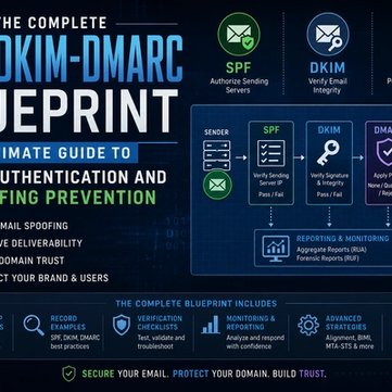 The Complete SPF-DKIM-DMARC Blueprint: Ultimate Guide to Email Authentication and Spoofing Prevention