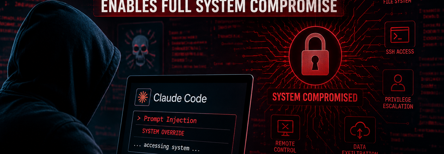 Critical Claude Code Prompt Injection Attack Enables Full System Compromise