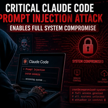 Critical Claude Code Prompt Injection Attack Enables Full System Compromise