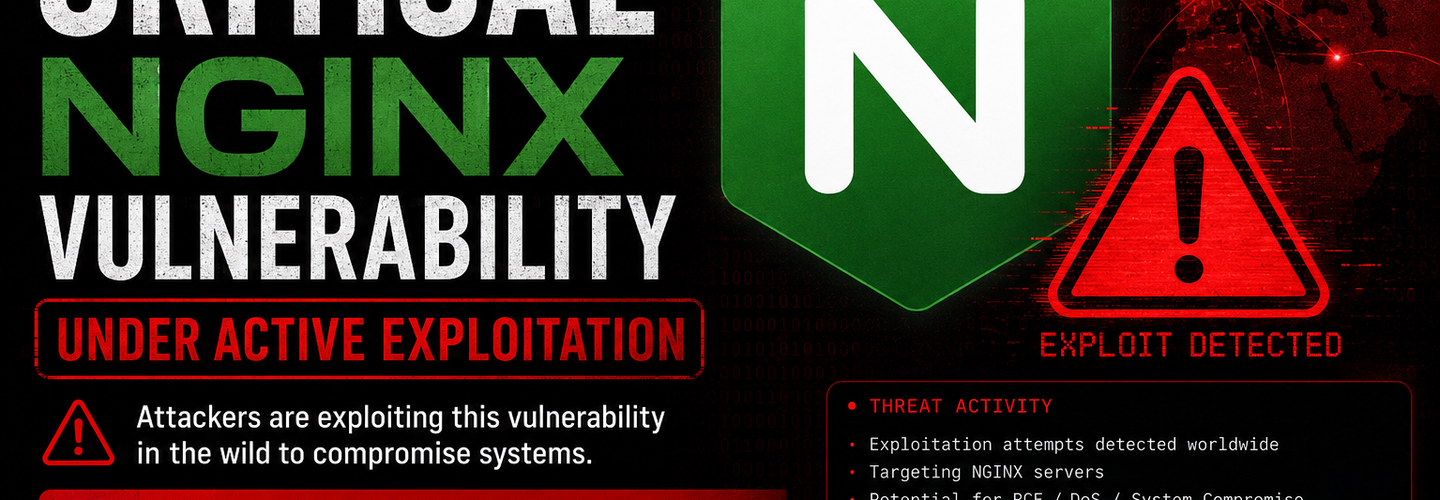 Critical NGINX Vulnerability Under Active Exploitation, Security Teams Urged to Patch Immediately