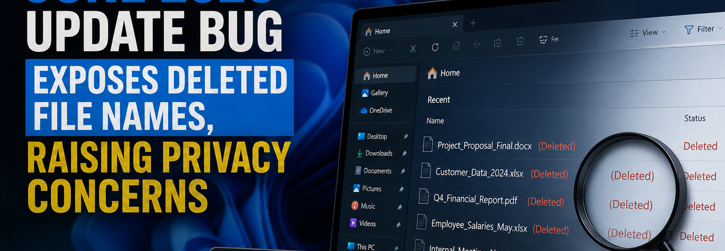 Microsoft June 2026 Update Bug Exposes Deleted File Names: A Comprehensive Privacy Risk Breakdown