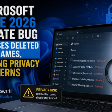 Microsoft June 2026 Update Bug Exposes Deleted File Names: A Comprehensive Privacy Risk Breakdown