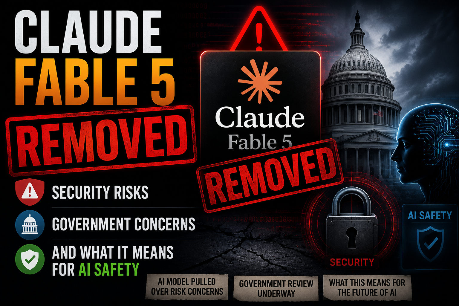  Claude Fable 5 Removed: AI Security Risks and Government Oversight Explained | ReconShield