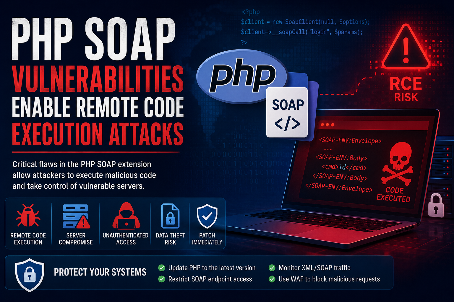 PHP SOAP Vulnerabilities Enable Remote Code Execution