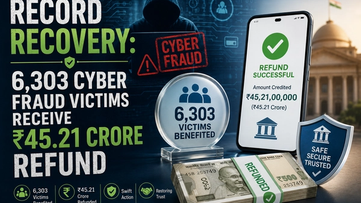 Record Recovery: 6,303 Cyber Fraud Victims Receive ₹45.21 Crore Refund