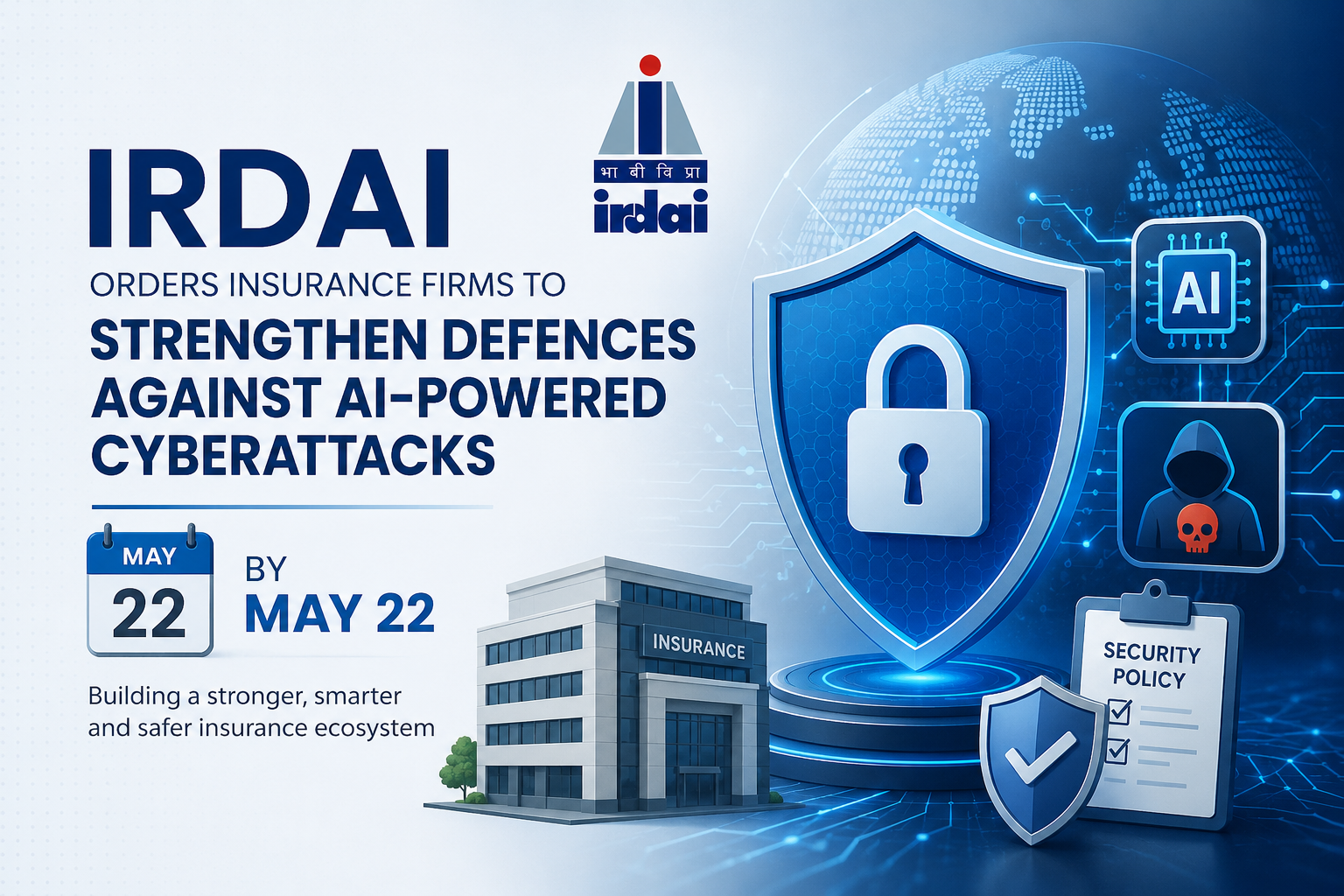 IRDAI Orders Insurance Firms to Strengthen Defences Against AI-Powered Cyberattacks by May 22