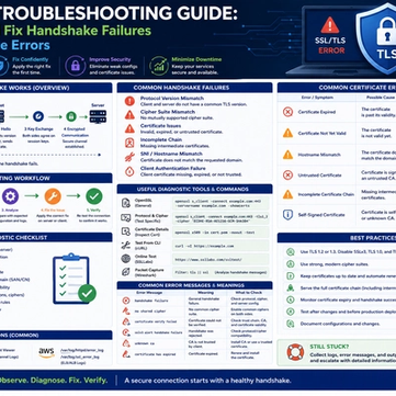 SSL/TLS Troubleshooting Guide: Diagnose and Fix Handshake Failures and Certificate Errors
