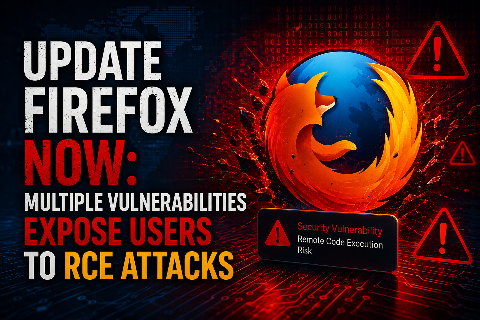 Update Firefox Now: Multiple Vulnerabilities Expose Users to RCE Attacks