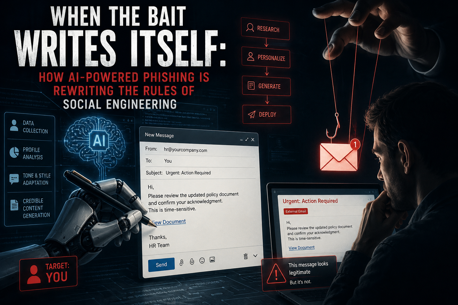 When the Bait Writes Itself: How AI-Powered Phishing Is Rewriting the Rules of Social Engineering