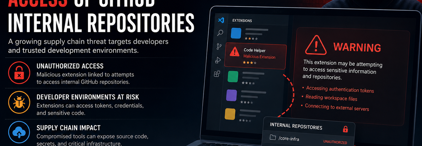 Malicious VS Code Extension Linked to Unauthorized Access of GitHub Internal Repositories