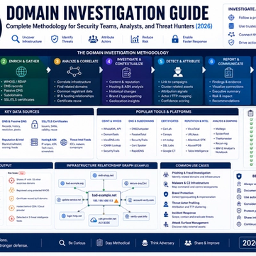 Domain Investigation Guide: Complete Methodology for Security Teams, Analysts, and Threat Hunters (2026)