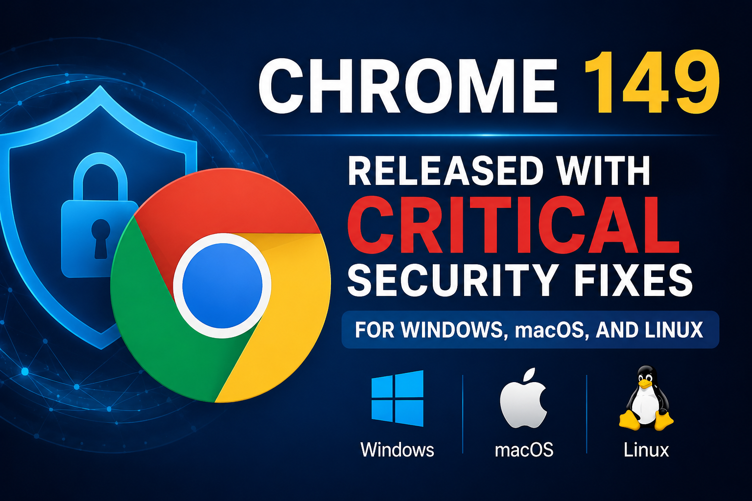Chrome 149 Released With Critical Security Fixes for Windows, macOS, and Linux