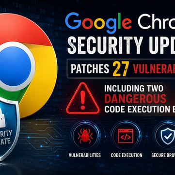 Google Chrome Security Update Patches 27 Vulnerabilities and Two Dangerous Code Execution Bugs