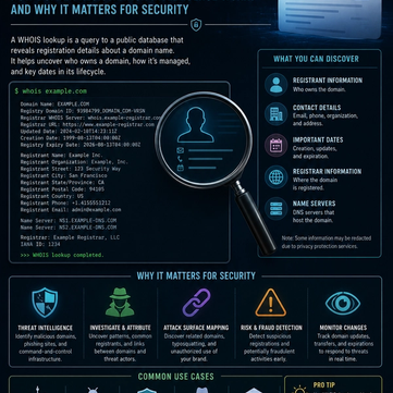 What Is a WHOIS Lookup? How Domain Registration Intelligence Works and Why It Matters for Security
