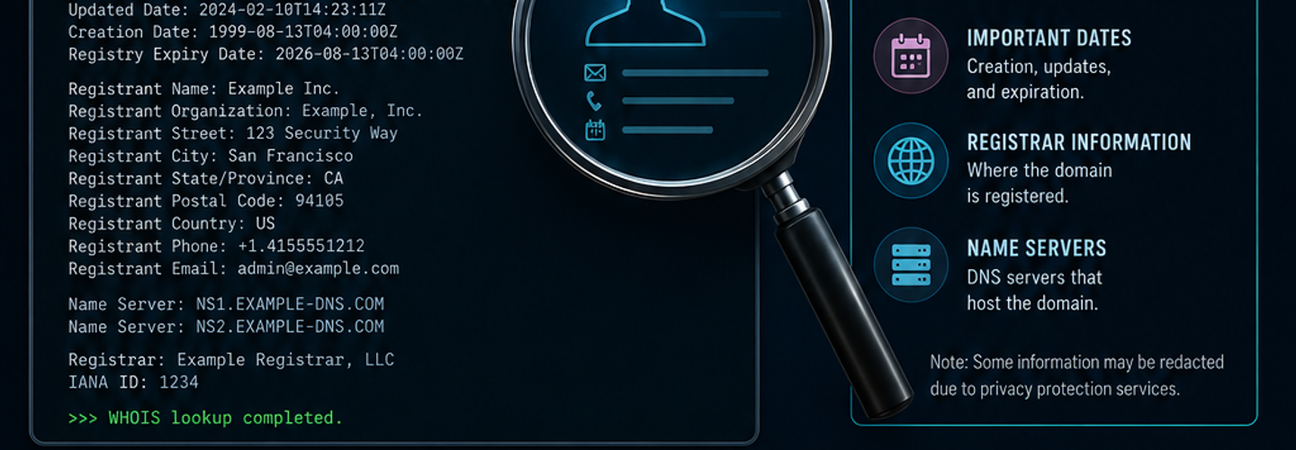 What Is a WHOIS Lookup? How Domain Registration Intelligence Works and Why It Matters for Security