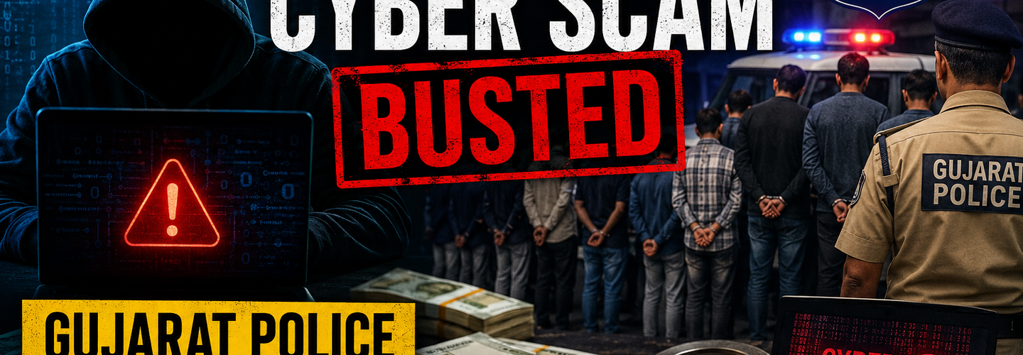 ₹250 Crore Cyber Scam Busted: Gujarat Police Arrest 19, Including MBA Student
