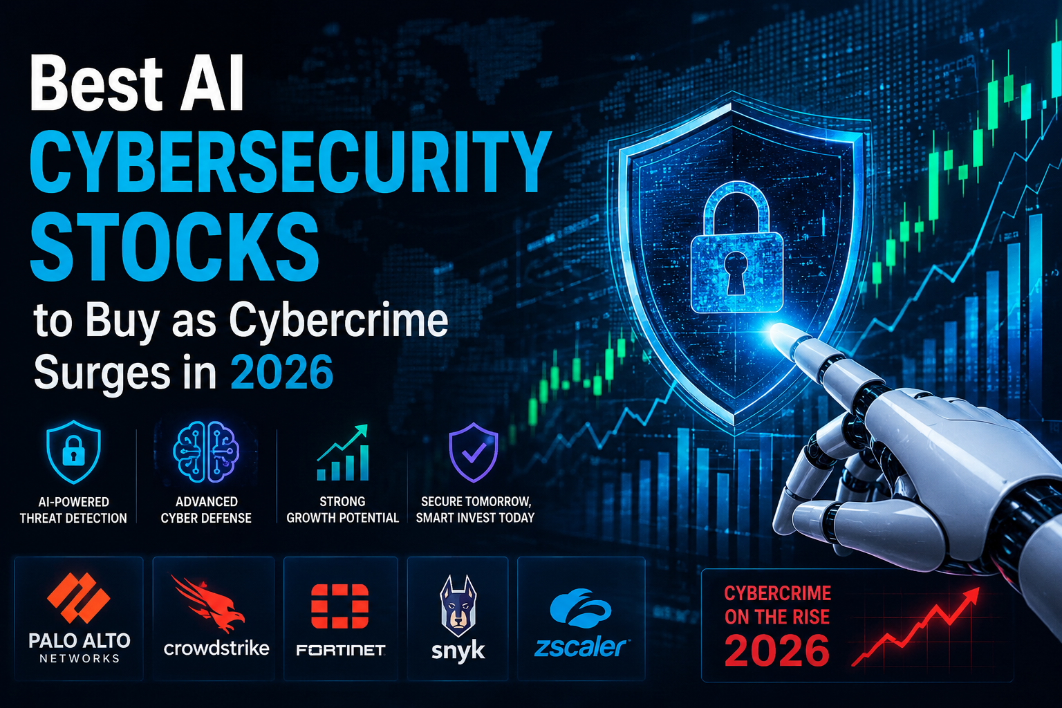 Best AI Cybersecurity Stocks to Buy as Cybercrime Surges in 2026