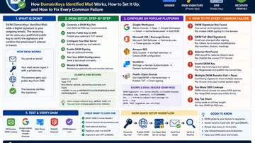 DKIM Configuration Guide: How DomainKeys Identified Mail Works, How to Set It Up, and How to Fix Every Common Failure