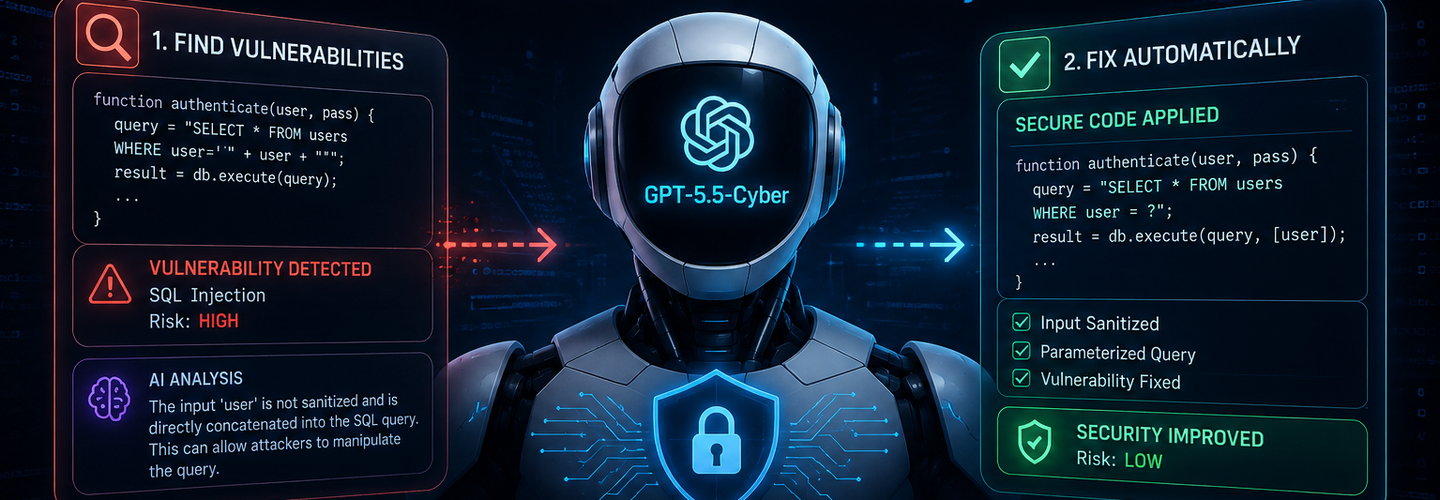 GPT-5.5-Cyber: OpenAI's AI Security Model That Finds and Fixes Vulnerabilities Automatically