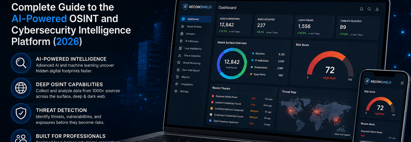 What Is ReconShield? Complete Guide to the AI-Powered OSINT and Cybersecurity Intelligence Platform (2026)