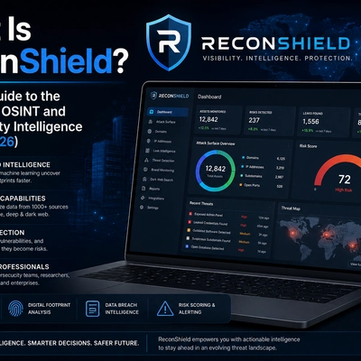 What Is ReconShield? Complete Guide to the AI-Powered OSINT and Cybersecurity Intelligence Platform (2026)