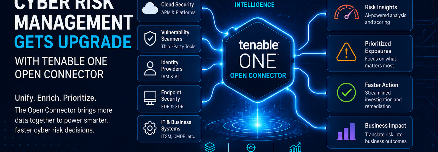 AI-Driven Cyber Risk Management Gets Upgrade with Tenable One Open Connector