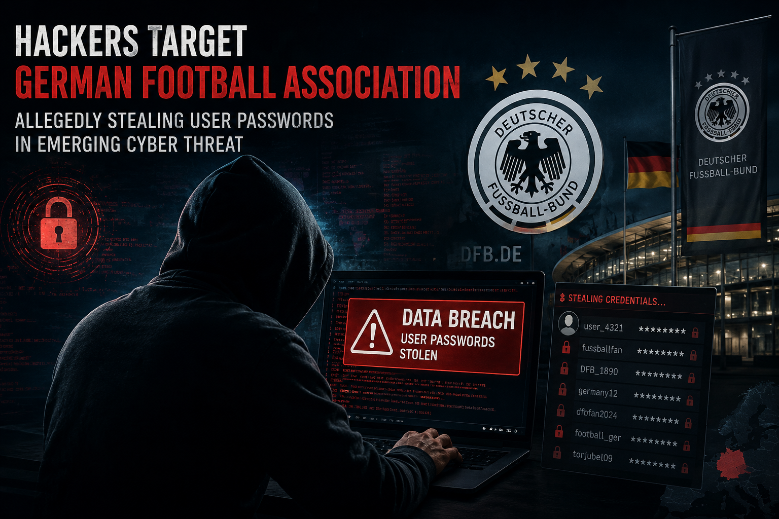 Hackers Target German Football Association, Allegedly Stealing User Passwords in Emerging Cyber Threat
