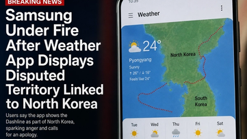 Samsung Weather App Sparks Controversy Over North Korea Territory Labeling