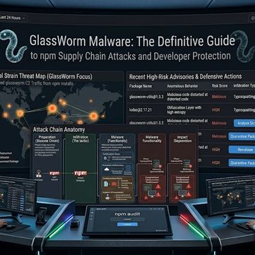 GlassWorm Malware: The Definitive Guide to npm Supply Chain Attacks and Developer Protection