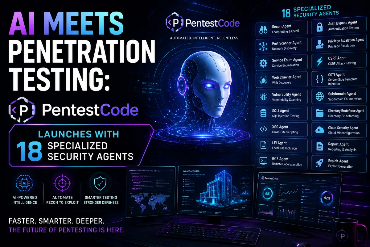 AI Meets Penetration Testing: PentestCode Launches with 18 Specialized Security Agents
