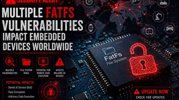 Security Alert: Multiple FatFs Vulnerabilities Impact Embedded Devices Worldwide