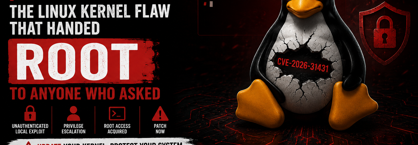 Copy Fail (CVE-2026-31431): The Linux Kernel Flaw That Handed Root to Anyone Who Asked