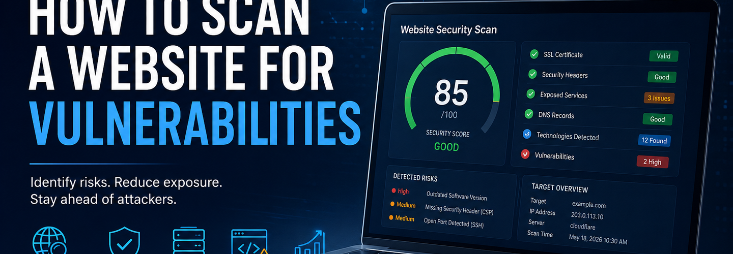 How to Scan a Website for Vulnerabilities in 2026