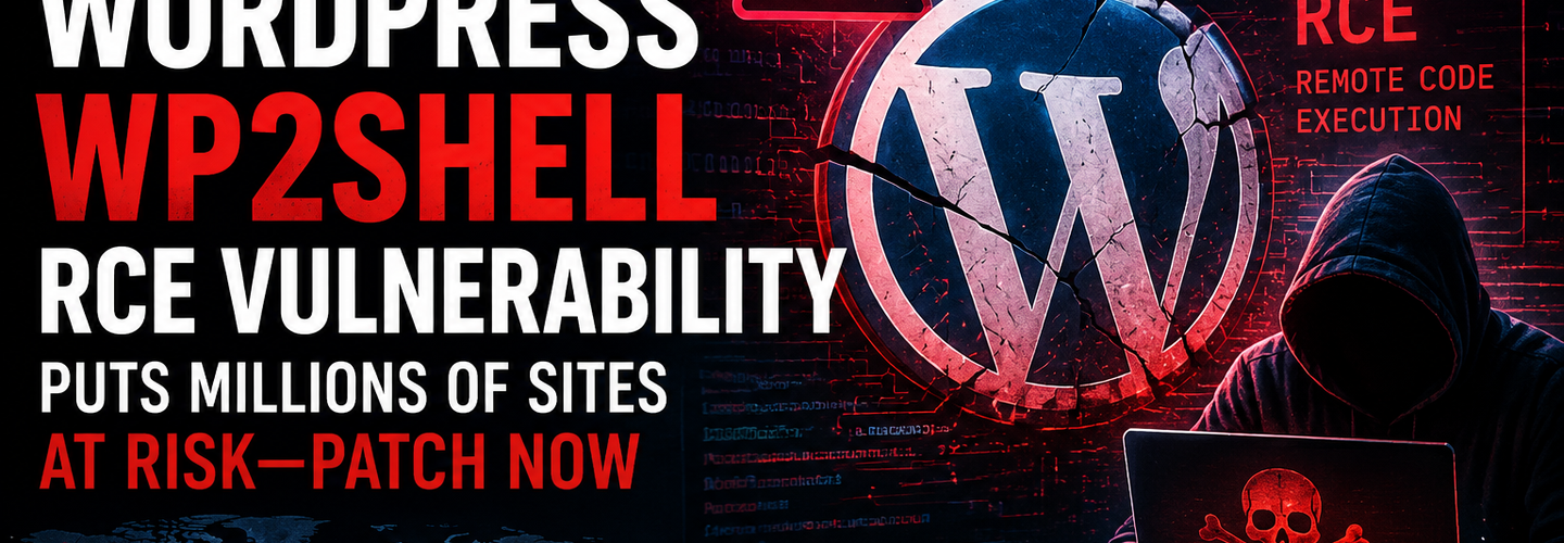 Critical WordPress wp2shell RCE Vulnerability Puts Millions of Sites at Risk—Patch Now