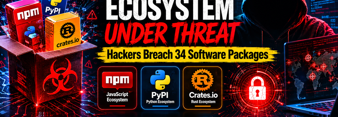Open-Source Ecosystem Under Threat as Hackers Breach 34 Software Packages