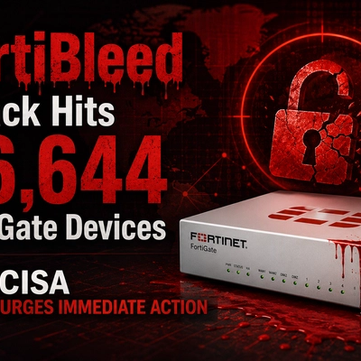 FortiBleed Attack Hits 86,644 FortiGate Devices, CISA Urges Immediate Action