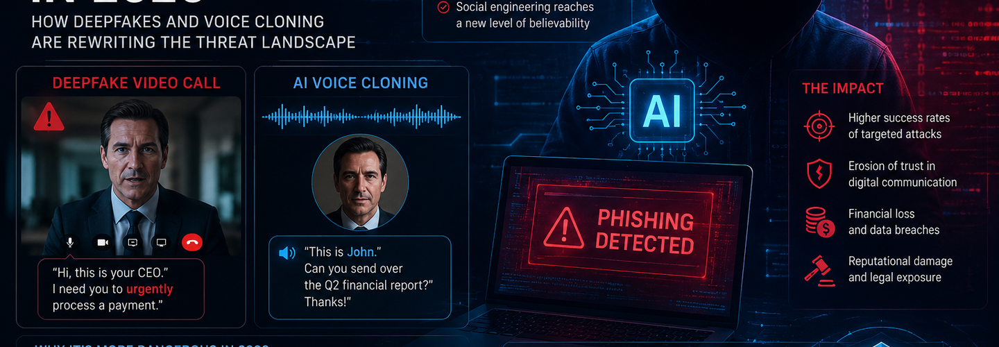 AI-Powered Phishing 2026: Deepfakes, Voice Cloning & How to Defend Your Organization