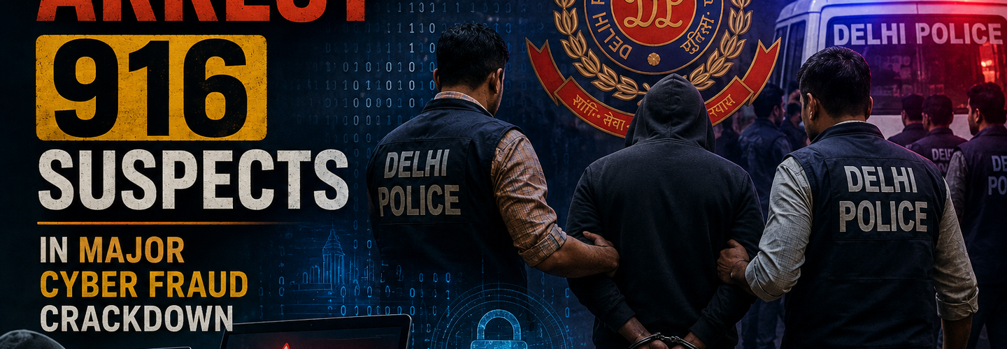 Delhi Police Arrest 916 Suspects in Major Cyber Fraud Crackdown: A Comprehensive Breakdown of Operation CyHawk 5.0