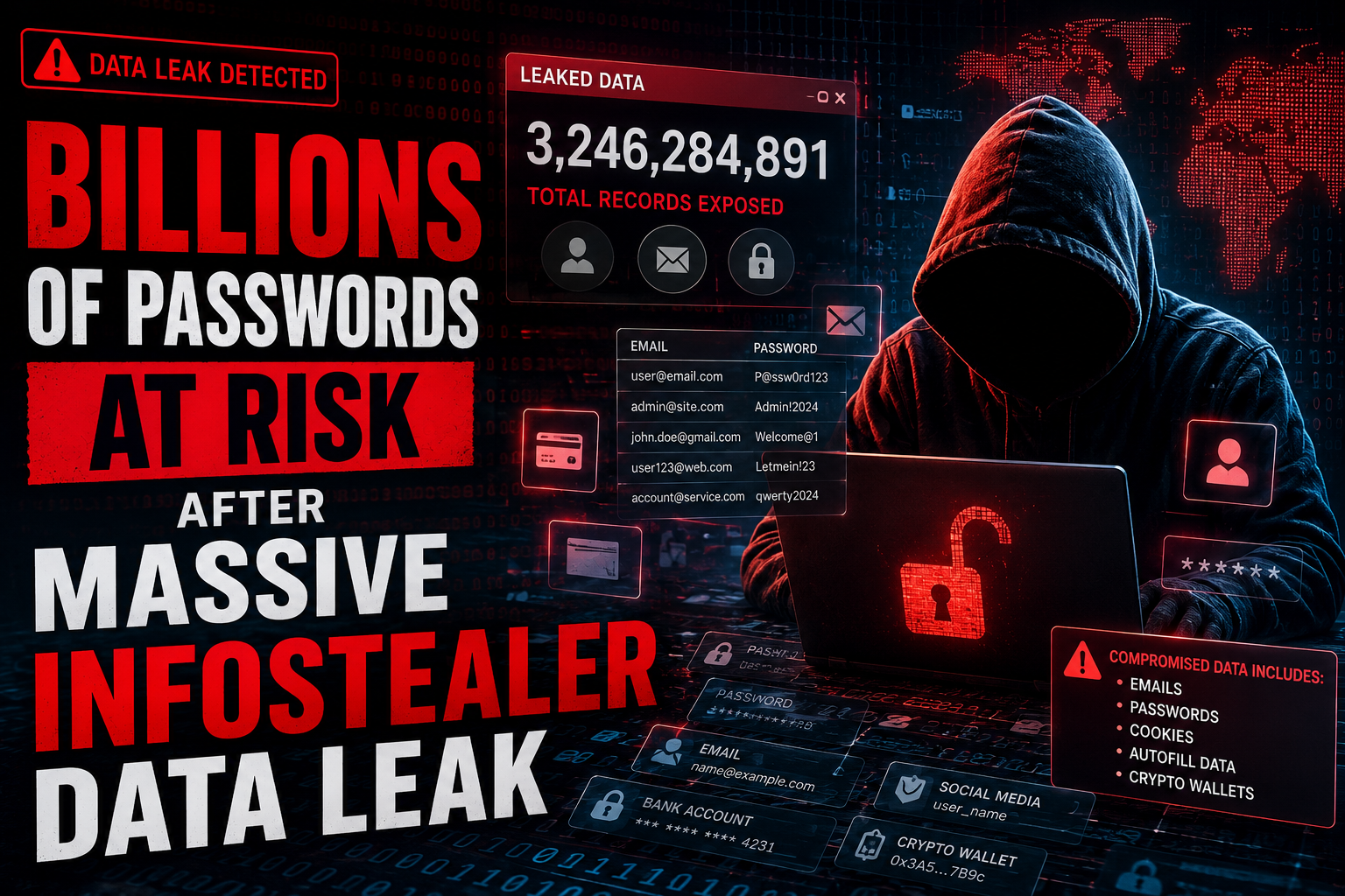 Billions of Passwords at Risk After Massive Infostealer Data Leak