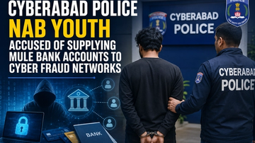 Cyberabad Police Nab Youth Accused of Supplying Mule Bank Accounts to Cyber Fraud Networks