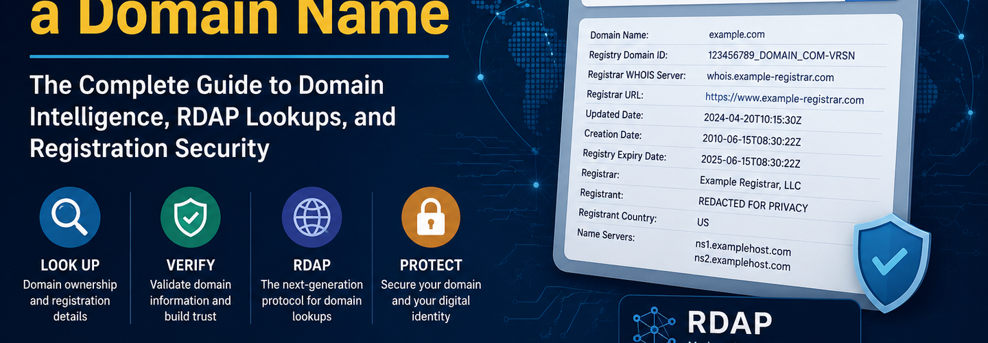 WHOIS a Domain Name: The Complete Guide to Domain Intelligence, RDAP Lookups, and Registration Security (2026)