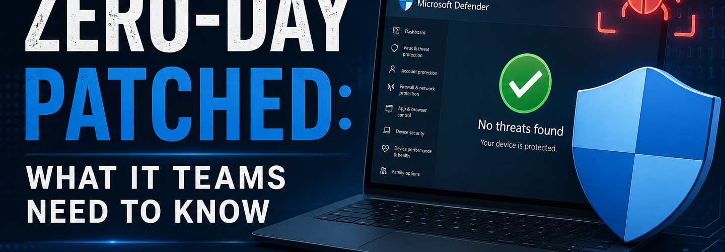 Microsoft Defender Zero-Day Patched: What IT Teams Need to Know