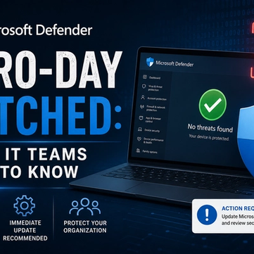 Microsoft Defender Zero-Day Patched: What IT Teams Need to Know