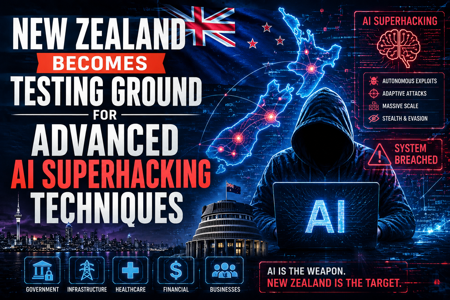 New Zealand Becomes Testing Ground for Advanced AI Superhacking Techniques | ReconShield
