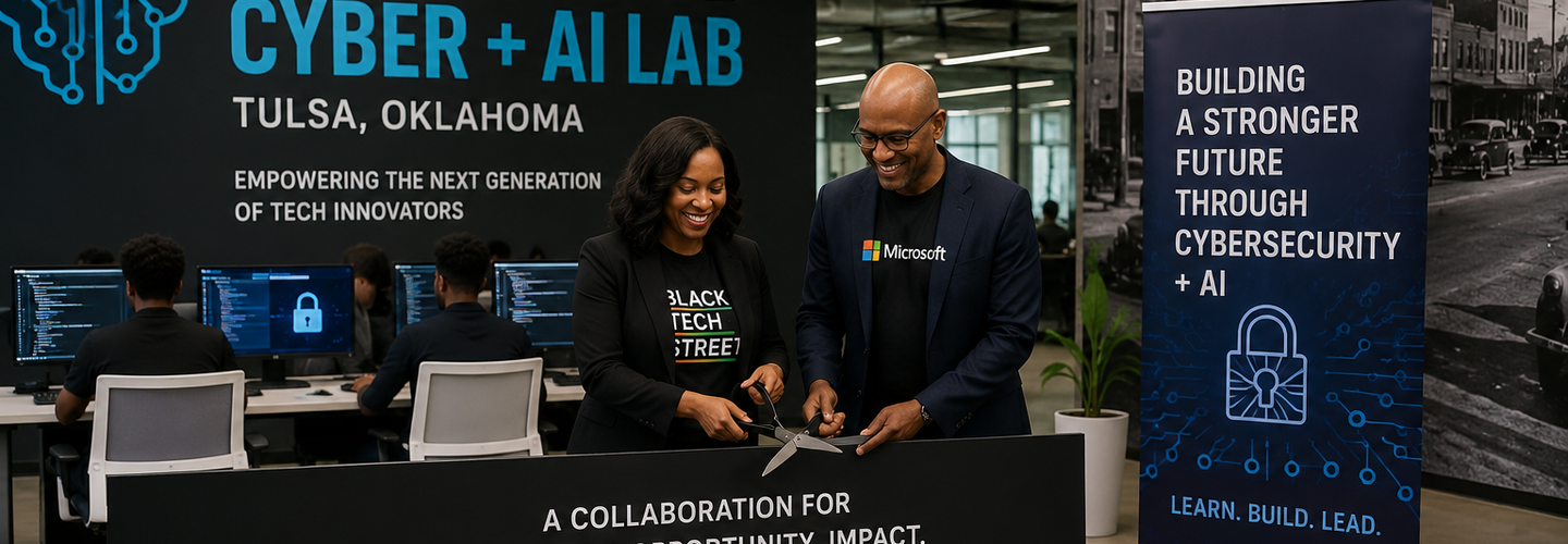 Greenwood Cyber + AI Lab Opens in Tulsa Through Microsoft and Black Tech Street Collaboration