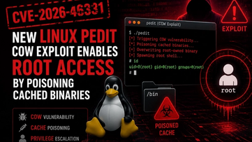 CVE-2026-46331: New Linux pedit COW Exploit Enables Root Access by Poisoning Cached Binaries