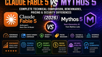 Claude Fable 5 vs Mythos 5: Complete Technical Comparison, Benchmarks, Pricing and Security Differences (2026)
